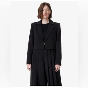 Black Cropped Blazer DO by Dee Ocleppo